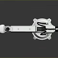 Modern Mechanical Arm Robot Arm Robot Head 3d model
