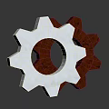 High Quality Metal and Wooden Gears as Essential Hardware Tools Components 3d model