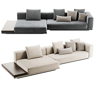 Minotti HORIZONTE Multiplayer Sofa Corner Sofa Module Sofa 3d model