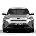Modern Hyundai Silver SUV Showing Detailed Front And Rear Exterior Views