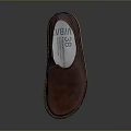 Brown Leather Casual Slip On Shoes For Comfortable Daily Wear With Simple Design