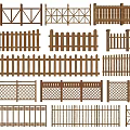Various Decorative Wooden Railings With Different Design Patterns For Outdoor Use