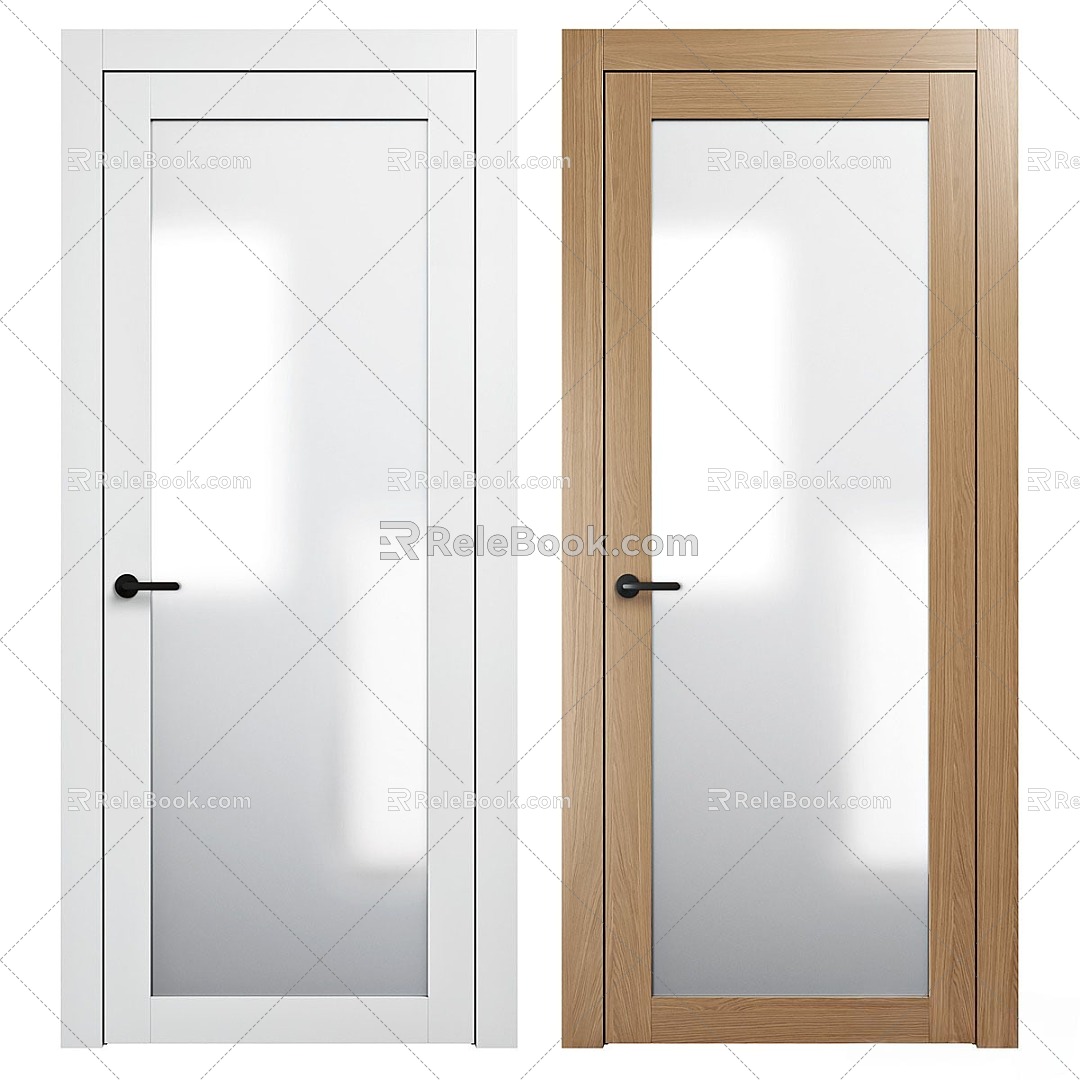 Modern Bedroom Door Modern Door Doors and Windows Door Security Door Wooden Door Bedroom Door Office Door Home Furniture Door Lock 3d model