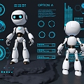 Robot Technology Meichen Artificial Intelligence 3d model