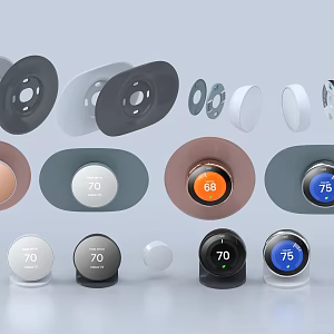 Thermostat Switch Button Knob Controller 3d model