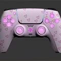 modern gamepad wireless gamepad game console accessories 3d model