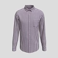 Classic Long Sleeve Plaid Check Shirt With Chest Pocket And Stylish Design