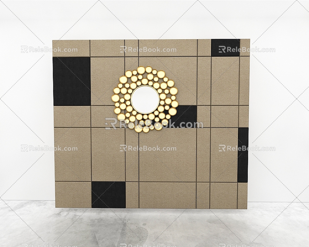 Decorative wall 3d model