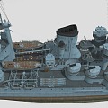 ship warship cruiser aircraft carrier italian light cruiser chesareboghia 3d model