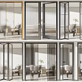 Different Types of Glass Doors With Frames For Interior Room Decoration