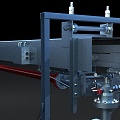 Boiler soot blower 3d model