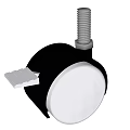 Heavy Duty Industrial Caster Wheel with Durable Bracket and Mounting Bolt
