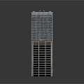 Modern High Rise Building Models With Different Architectural Designs And Facades
