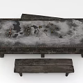Vintage Sand Table Sand Table 3d model