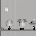 Modern table lamp 3d model