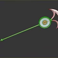 Scepter Ancient Scepter Cane Ancient Scepter Magic Scepter Metal Scepter Classical Scepter Magic Scepter 3d model