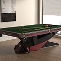 Modern billiard table 3d model