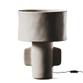 Quiet Plaster Art Table Lamp 3d model