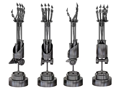 Manipulator mechanical claw mechanical arm mechanical palm mechanical arm 3d model
