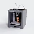 Modern Ultimaker Desktop 3D Printer with 3D Printed Teddy Bear Model 3d model