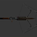 High Quality Crossbow With Wooden Stock Metal Frame Scope And Mechanical Design
