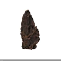 Natural Rough Textured Stone Decorative Piece With Unique Structural Design Details
