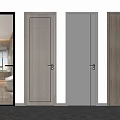 Modern Hinged Doors In Various Styles And Colors For Interior Design 3d model