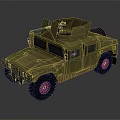 Military Olive Green Tank With Mounted Weapon Armored Body Windows And Heavy Duty Wheels