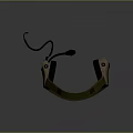 Modern gas mask sci-fi gas mask gas mask respirator 3d model