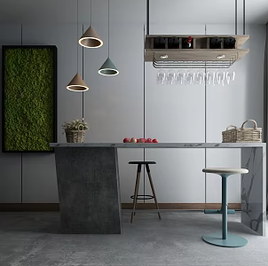 Kitchen hanging cabinet 3d model
