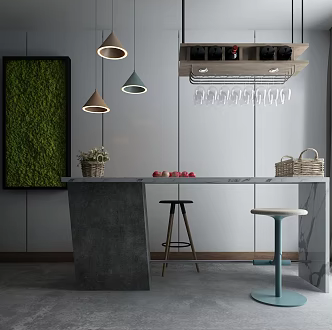 Kitchen hanging cabinet 3d model