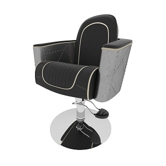 Modern Barber Chair 3d model