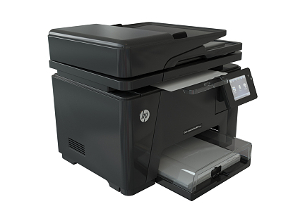 HP Printer Modern Printer 3d model