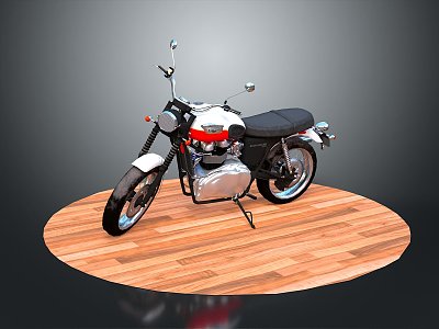 Motorcycle Two-wheeled Motorcycle Cross-country Motorcycle Road Race Motorcycle Motor Vehicle Transport 3d model