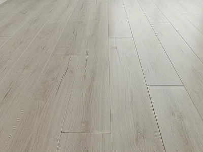 Light Toned Wooden Floor Planks With Natural Grain And Smooth Surface For Modern Interiors 3d model