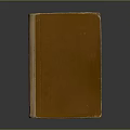 Vintage Leather Bound Book With Brown Cover Classic Design For Daily Life