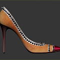 High Heels Stiletto Shoes Stiletto Heels Thick Heel Shoes Thick Heel Shoes High Heel Shoes Fashion High Heel Shoes 3d model