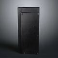 Sleek Black Rectangular Electronic Appliance With Modern Design And Durable Exterior