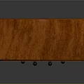 Classic Solid Wood Storage Cabinet With Double Doors Drawers And Four Legs