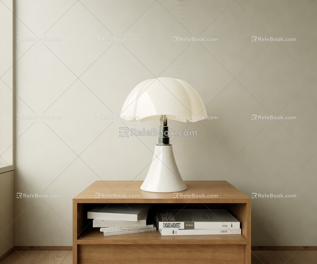 Table lamp Flower table lamp 3d model