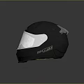 Shaft Black Motorcycle Helmet With Green Logo And Transparent Visor Protective Gear For Riders
