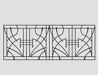 Fence Railing 3d model