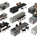 Different Styles Of Modern Bar Counter Designs With Various Materials And Chairs