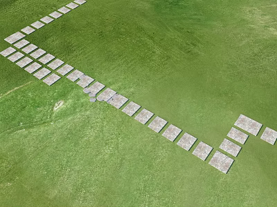 Landscape Garden Luting Step Park Ting Step Paving 3d model Landscape Garden Luting Step Park Ting Step Paving 3d model