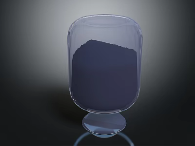Transparent Glass Cup With Stable Base Simple Design For Home Daily Use 3d model