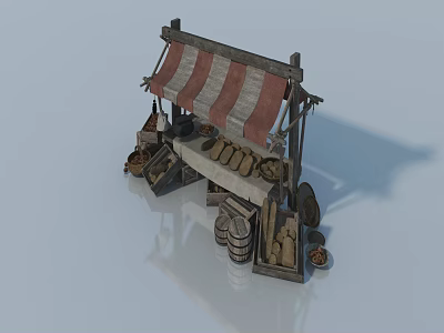 Wooden Door Wooden House Wooden Stool Wooden Barrel Farming Wooden Ladder Wooden Frame Wooden Door Wooden House Wooden Stool Wooden Barrel Farming Wooden Ladder Wooden Frame Chinese Shelf 3d model