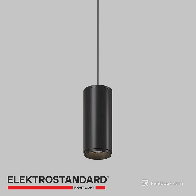 Modern Black Cylinder Downlight Spotlight For Home Interior Lighting 3d model 