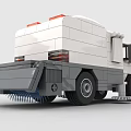 Lego toy building blocks sweeper car cleaning car 3d model