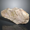 Natural Stone With Rough Surface Texture And Beige Brown Natural Patterns