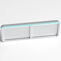 Spacecraft Dual Display Panel With Blue Light Strip For Cosmic Exploration